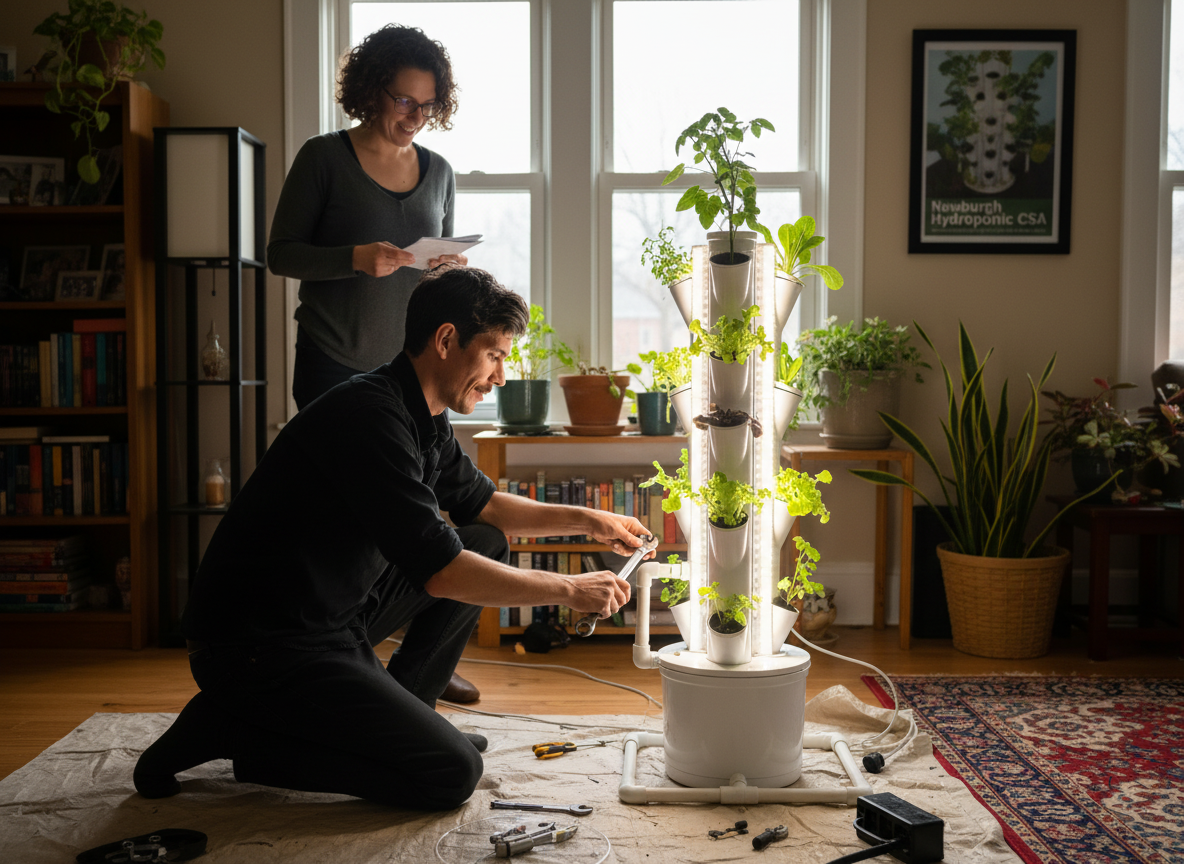 Home Hydroponic System Installation & Grower Training